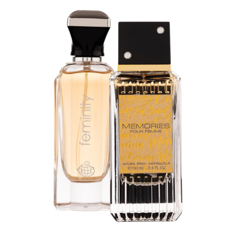 Seturi Parfumuri - Pachet 2 parfumuri dama: Feminity 100ml + Memories Pour Femme 100ml