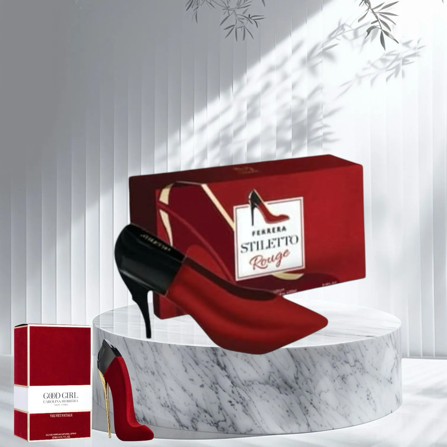 Ferrera Stilleto Rouge 100ml - Apa de Parfum, dama| Inspirat din Carolina Herrera Good Girl Velvet Fatale [1]