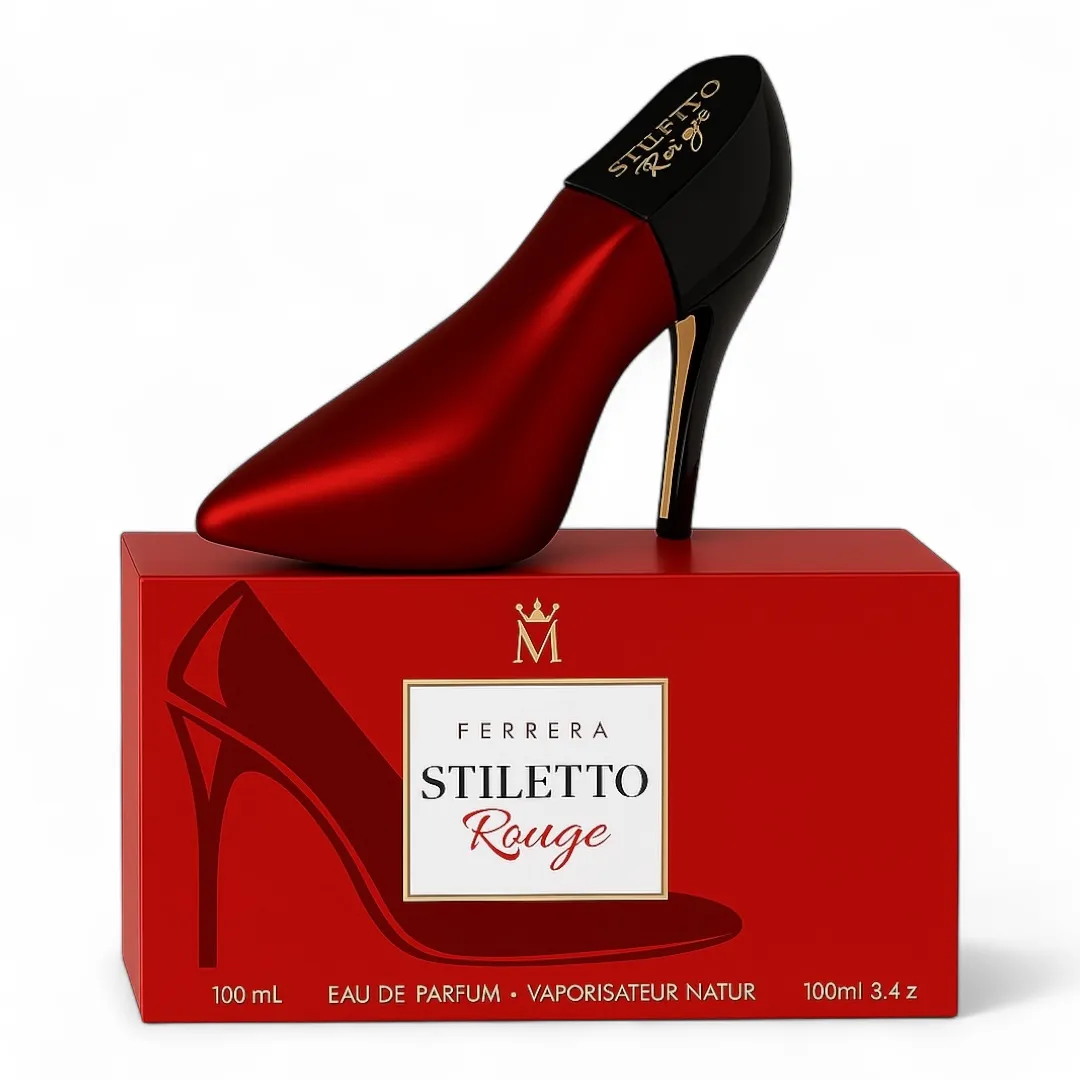 Parfumuri de seara - Ferrera Stilleto Rouge 100ml - Apa de Parfum, dama| Inspirat din Carolina Herrera Good Girl Velvet Fatale
