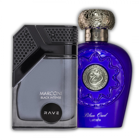 Seturi si Pachete - Pachet 2 parfumuri barbati: Marconi Black Intense 100ml + Opulent Blue Oud 100ml