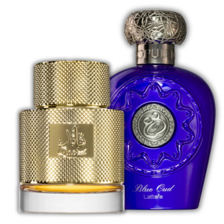 BLACK FRIDAY 2025 - Pachet 2 parfumuri barbati: Qaaed 100ml + Opulent Blue Oud 100ml