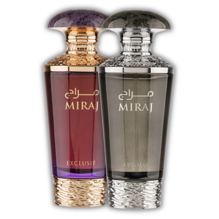 BLACK FRIDAY de toamna - Pachet 2 parfumuri dama: Miraj Exclusif 100ml + Miraj Absolu 100ml