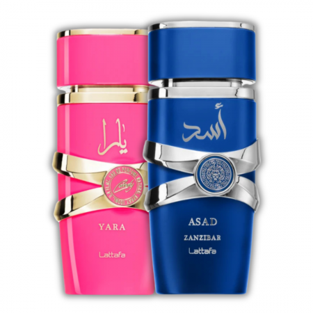 Pachete EL si EA - Pachet 2 parfumuri El si Ea: Yara Candy 100ml + Asad Zanzibar 100ml