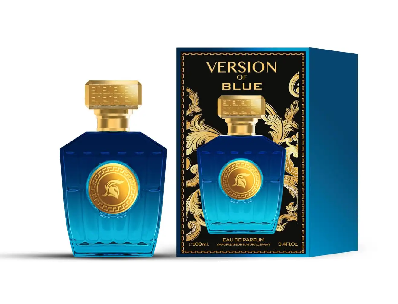 Version of Blue 100ml - Apa de Parfum, barbati| Inspirat din Versace Eros [3]