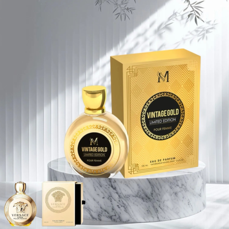Vintage Gold 100ml - Apa de Parfum, dama| Inspirat din Versace Eros Femme [1]