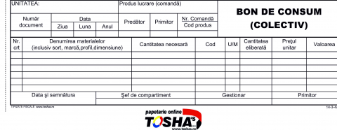 FISCALE - BON CONSUM OFFSET 1/2 a4