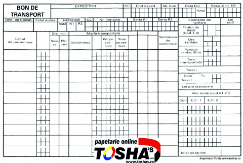 TRANSPORTATORI - BON TRANSPORT