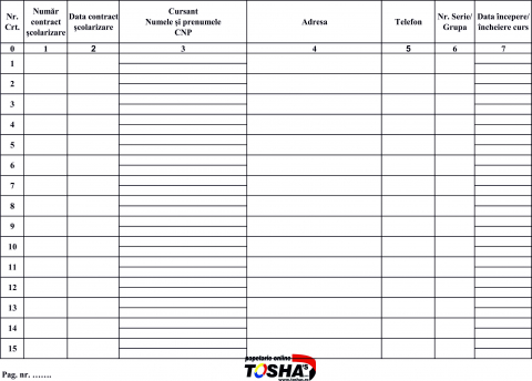 CAIETUL DE EVIDENTA A CURSANTILOR [1]