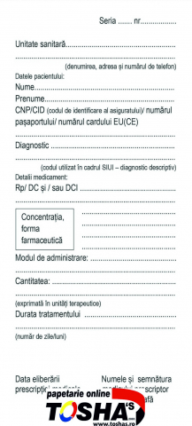 MEDICALE - CARNET RETETE ANTIBIOTICE