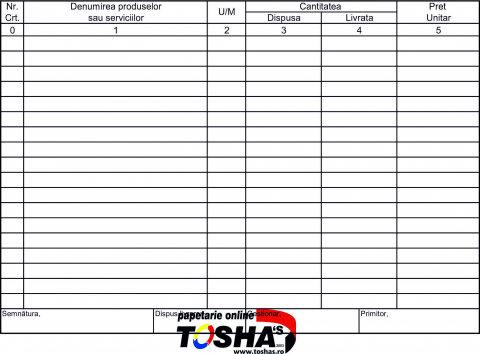 DISPOZIȚIE DE LIVRARE [1]