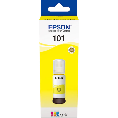 CARTUSE TONERE - Flacon Epson 101 EcoTank, Galben