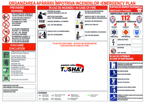 PROTECȚIA MUNCII - ORGANIZAREA APARARII INCENDIILOR A4