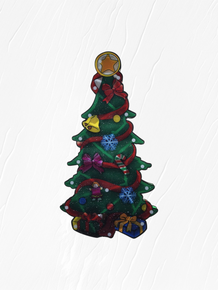 Decorațiune Luminoasă de Crăciun pentru Fereastră - Brad Strălucitor [2]