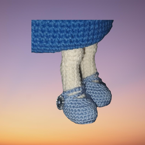 Păpușă Cenușăreasa croșetată manual [3]