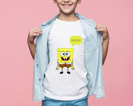 Produse perzonalizate - Tricou personalizat ''Sponge Bob''