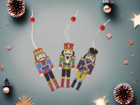 Crăciun - Ornament Spargatorul de nuci-div. culori