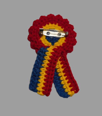 Cocardă Tricoloră Croșetată [1]