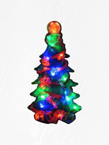 Crăciun - Decorațiune Luminoasă de Crăciun pentru Fereastră - Brad Strălucitor