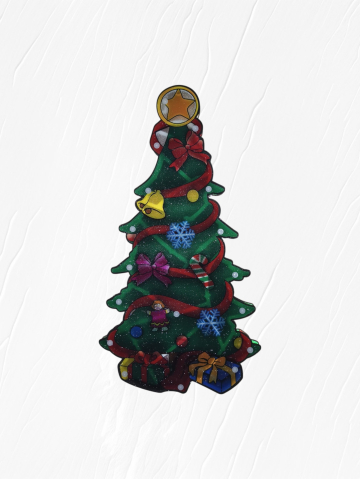 Decorațiune Luminoasă de Crăciun pentru Fereastră - Brad Strălucitor [1]