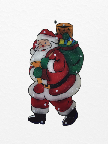 Decorațiune Luminoasă de Crăciun pentru Fereastră-Moș Crăciun [1]