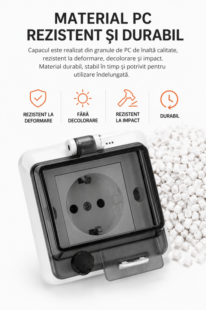 Priza impermeabila IP66 Innovix cu capac pentru exterior [5]