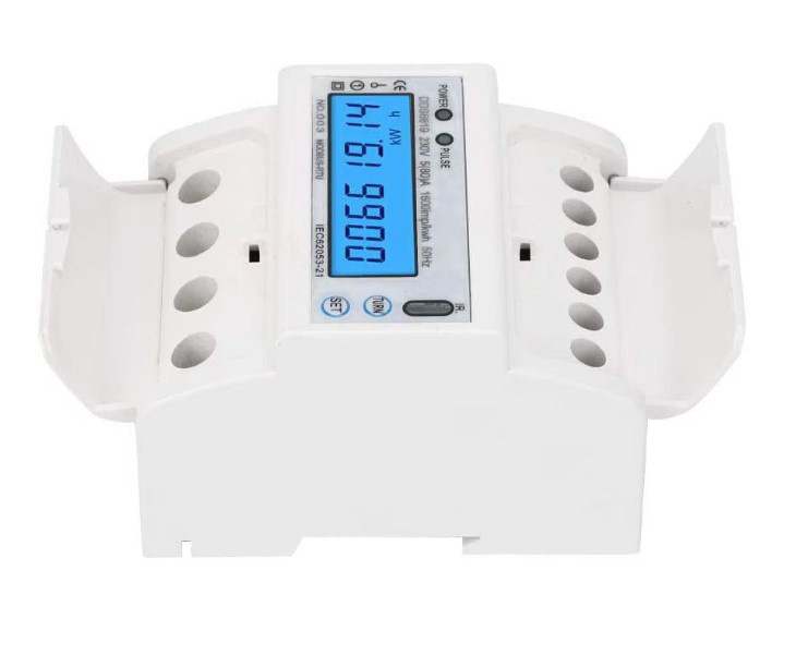 Contor Monofazat INNOVIX DDS6619-015, 4 Poli, Display LCD, Comunicare RS485, 230V 5(80)A, Eficienta Energetica, Alb [4]