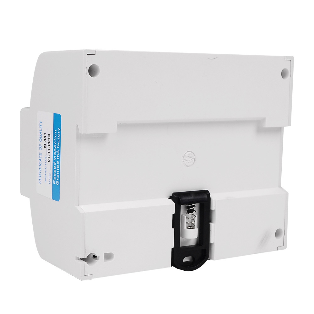 Contor Trifazic cu Montare pe Sina INNOVIX- DTS 6619-017, Monitorizare Factor de Putere si Afisaj Tensiune-Curent, Ecran Digital Led, Masurarea si Analiza Instrumentelor, Alb [4]