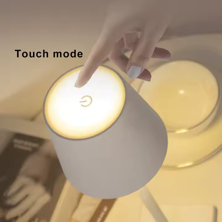 Lampa de Masa INNOVIX, LED Touch, Reincarcabila, Intensitate Reglabila, Ideala pentru Interior si Exterior, Alba [2]