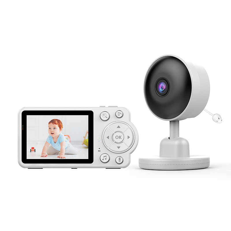 Monitor Bebelusi INNOVIX, Wireless Audio si Video, Ecran LCD HD 2.8”, Senzor Sunet, Mod Nocturn Infrarosu, Monitorizare Temperatura, Alb [6]