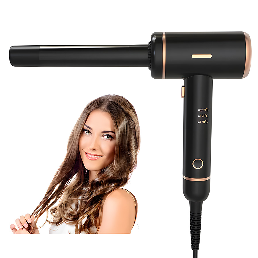 Ondulator de par INNOVIX, Model LS-083, diametru 2.54 cm, negru, cu ioni negativi, control temperatura smart, cablu rotativ 360°, 3 nivele de temperatura [4]