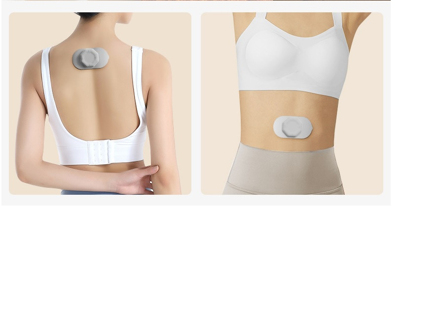 Patch Masaj Portabil INNOVIX, fara Fir TENS, Alinarea Durerii si Stimularea Musculara, Reincarcabil, cu Pulsatii Electrice pentru Relaxare, Negru [4]