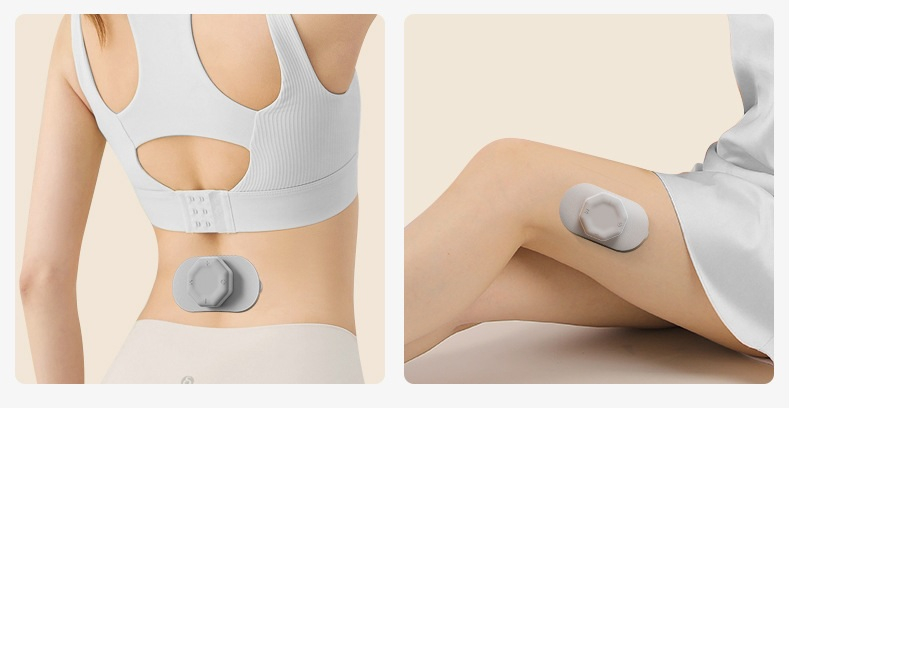 Patch Masaj Portabil INNOVIX, fara Fir TENS, Alinarea Durerii si Stimularea Musculara, Reincarcabil, cu Pulsatii Electrice pentru Relaxare, Negru [5]