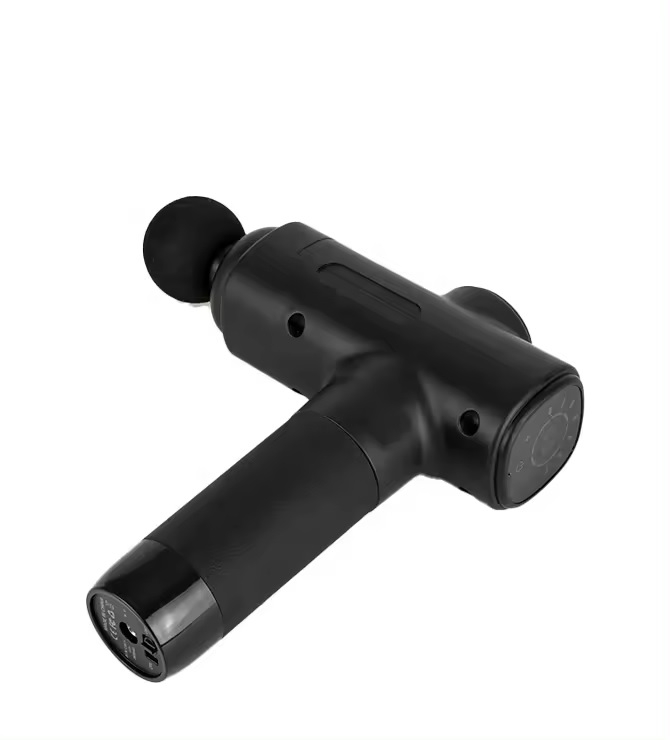 Pistol de Masaj INNOVIX cu 7 Capete, 99 de Viteze, Ecran LCD Touch, Baterie Reincarcabila, autonomie 2-3h, Fara Fir, Silentios, Geanta Transport, Negru [3]