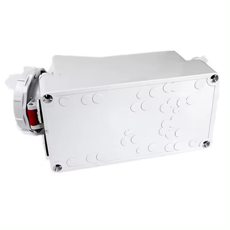 Priza industriala cu Blocare Mecanica INNOVIX, IP67 Waterproof, 32A, 3P+N+E, Pentru Echipamente de Inalta Putere, Gri [4]