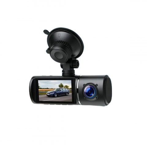 Camera Auto DVR INNOVIX, Rezolutie Full HD 1080p, cu 3 Lentile, Vizualizare 170°, Display IPS 2.45 inch, Inregistrare Loop, Senzor G, Mod Noapte, Suport Card micro SD pana la 64GB, Neagra [2]