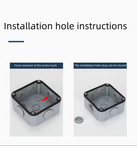 Intrerupator simplu exterior INNOVIX, Model Standard European, IP65, rezistent la ploaie si praf, gri [3]