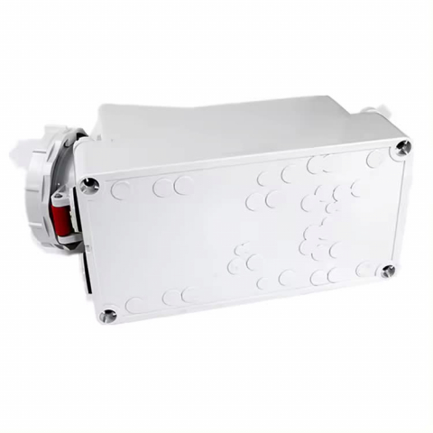 Priza industriala cu Blocare Mecanica INNOVIX, IP67 Waterproof, 32A, 3P+N+E, Pentru Echipamente de Inalta Putere, Gri [3]