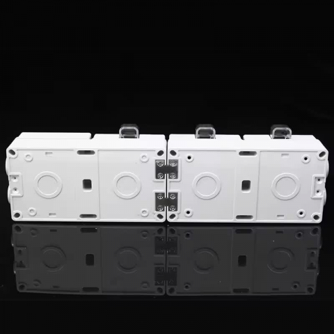 Priza tripla IP66 INNOVIX, cu Intrerupator, Ideala pentru Exterior, Rezistenta la apa si praf, Gri [5]