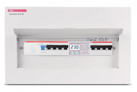 Releu Trifazic de Protectie Tensiune INNOVIX STVP-936 – 80A, Reglabil, Recuperare Automata, Display Digital, 380V, Alb [6]