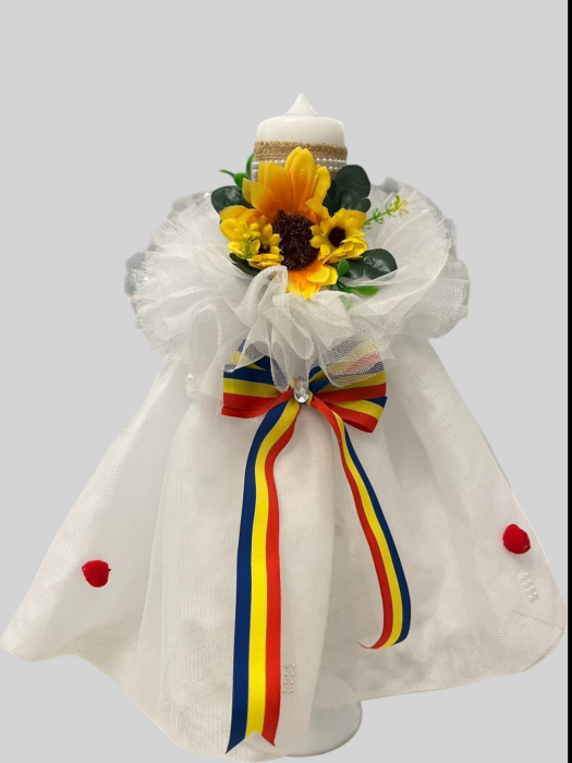 Lumanare botez stilizata traditional model 2 [1]