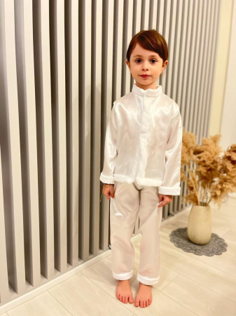 Hainute de craciun - Costum baiat fulg nea 3-6 ani