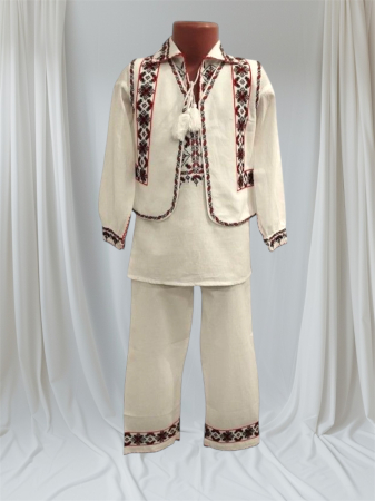 Haine baietei - Costum stilizat traditional 3 piese Radu