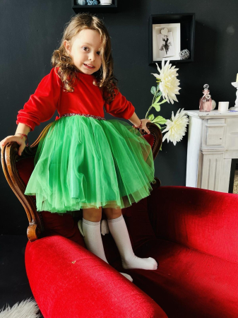 Hainute de craciun - Rochita Izabela 1-7 ani