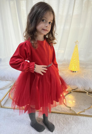 Rochita rosie  Bianca  1-7 ani [2]