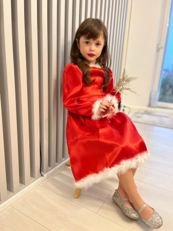 Hainute de craciun - Rochita serbare Craciunita 3-8 ani