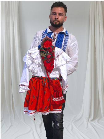 Haine fetite - Rochita traditional Stefania