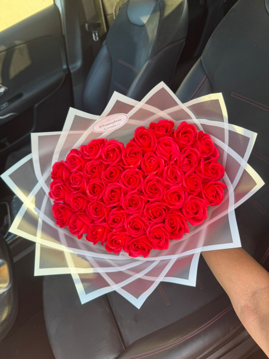 Buchet Inima Rosie [1]