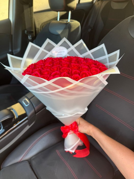 Buchet Inima Rosie [2]