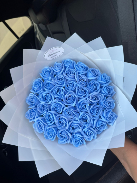 Buchet Trandafiri Albastru Deschis [1]
