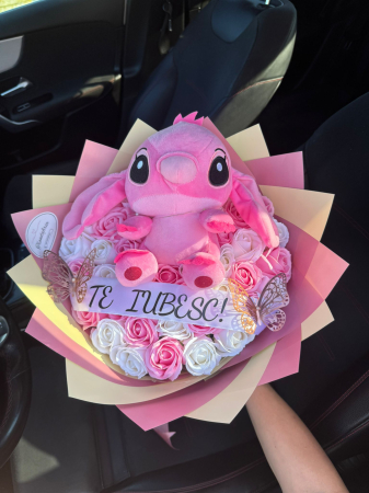 Buchete Trandafiri Sapun - Buchet Trandafiri Angela Mesaj